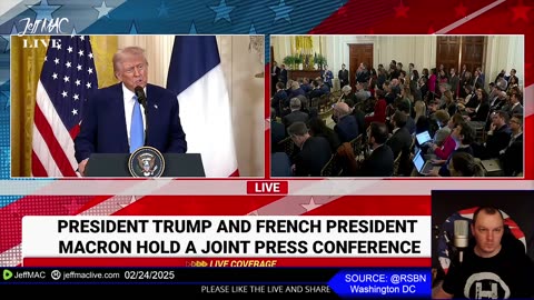 LIVE: President Trump and French President Macron at The White House