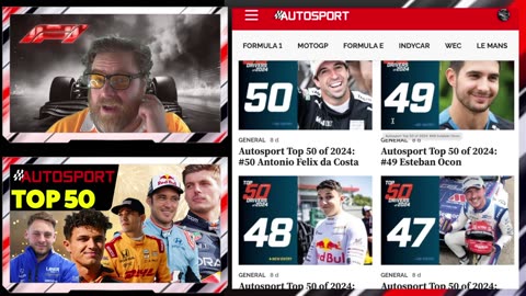 We talk the AUTOSPORT Top 50!