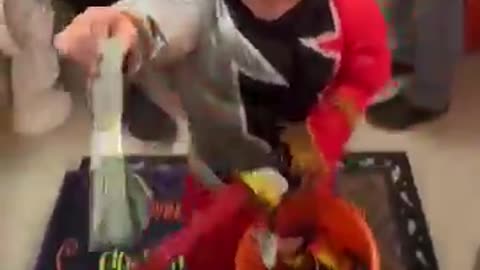 Giving iPhones Instead Of Candy on Halloween