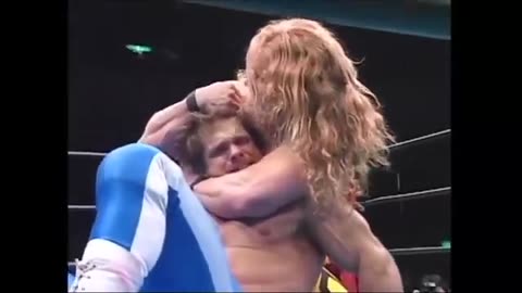 (1995.12.13) Chris Jericho vs Chris Benoit - Super J Cup Tournament - WAR