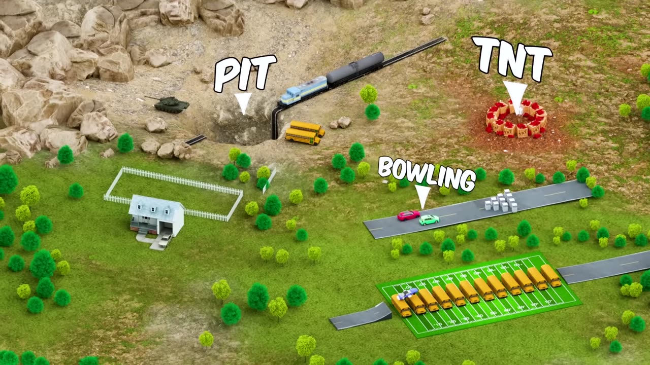 mrbeast Train Vs Giant Pit