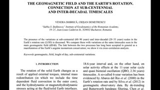 SpaceWeatherNews - Days Growing Shorter - Earth Breaking Speed Records