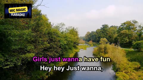 GIRLS JUST WANNA HAVE FUN - CYNDI LAUPER - BEST HD KARAOKE