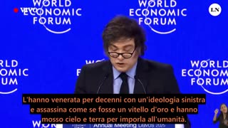 Impressionante discorso di Javier Milei al World Economic Forum di Davos 2025