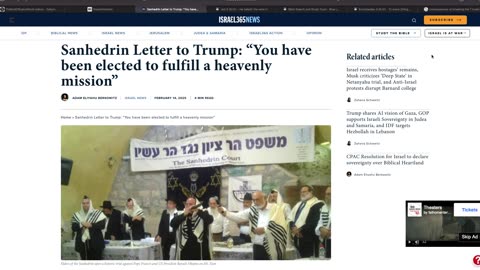 Sanhedrin's Letter to Trump!!! "Establish Divine International Court"