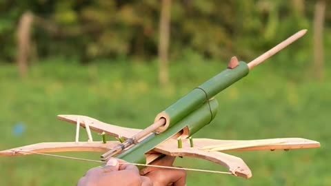 New Bamboo Creation With Bow And Arrow