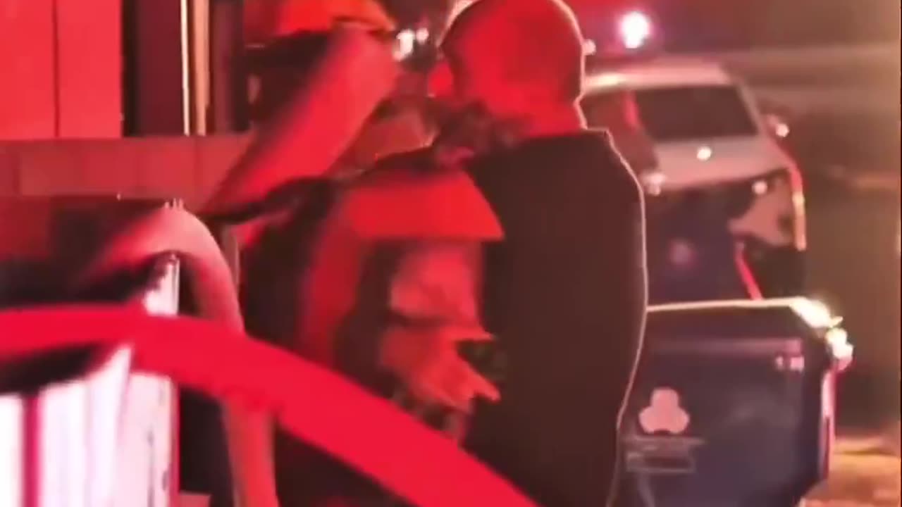 This man's house caught fire and he lost everything, but the firefighters...