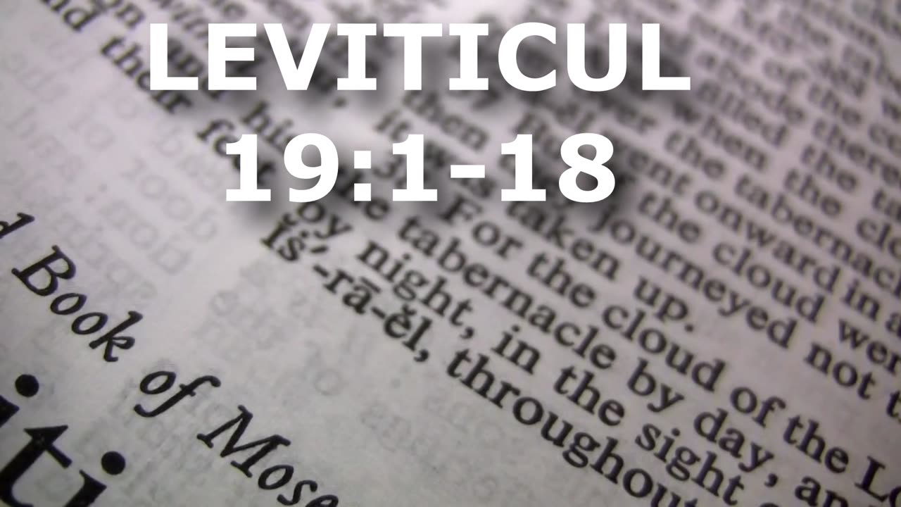 Leviticul 19:1-18 | Itinerar Biblic | Episodul 192