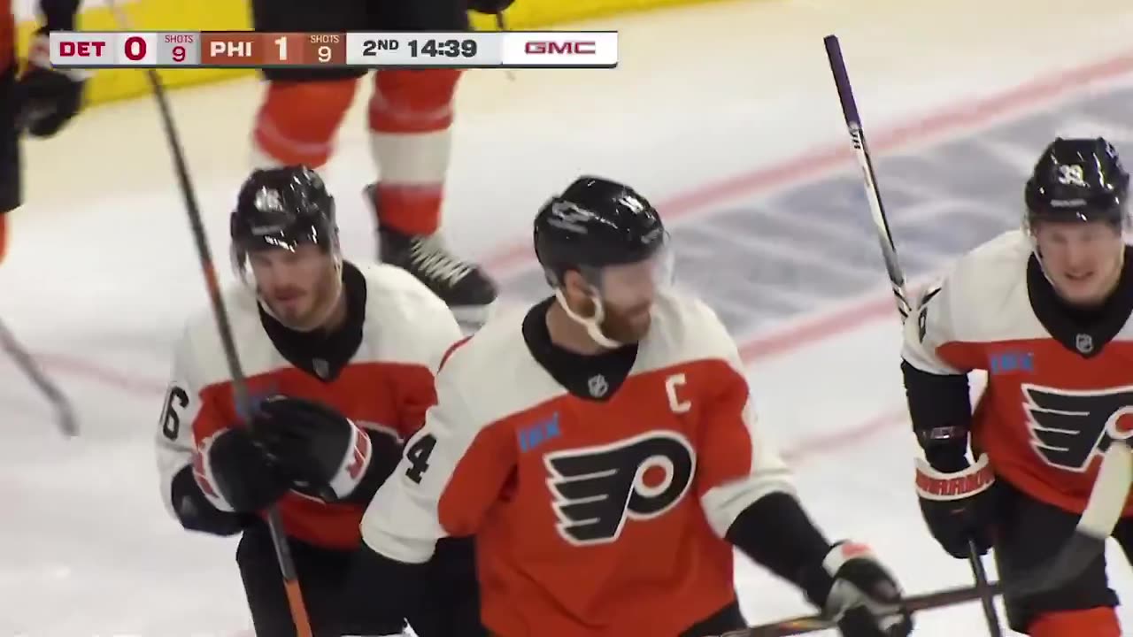 Philadelphia Flyers - A backhand beauty from Beezer. 🤌 #DETvsPHI | #LetsGoFlyers