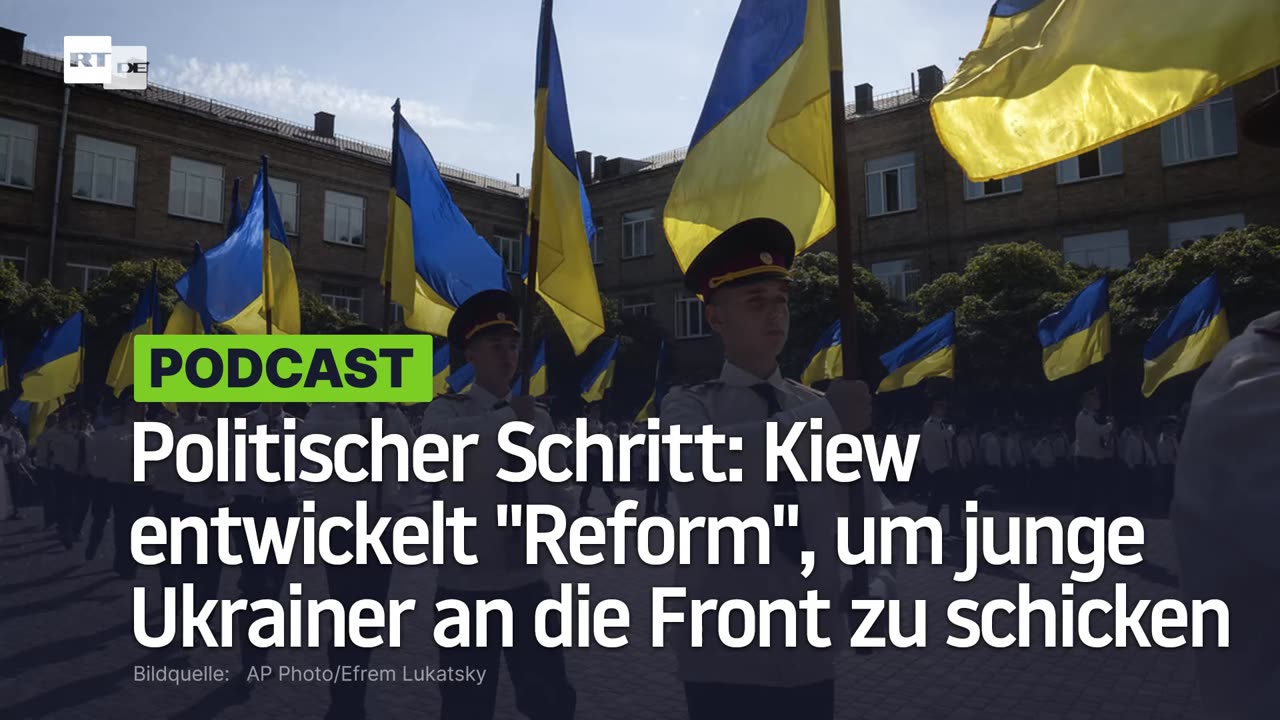 Politischer Schritt: Kiew entwickelt "Reform", um junge Ukrainer an die Front zu schicken