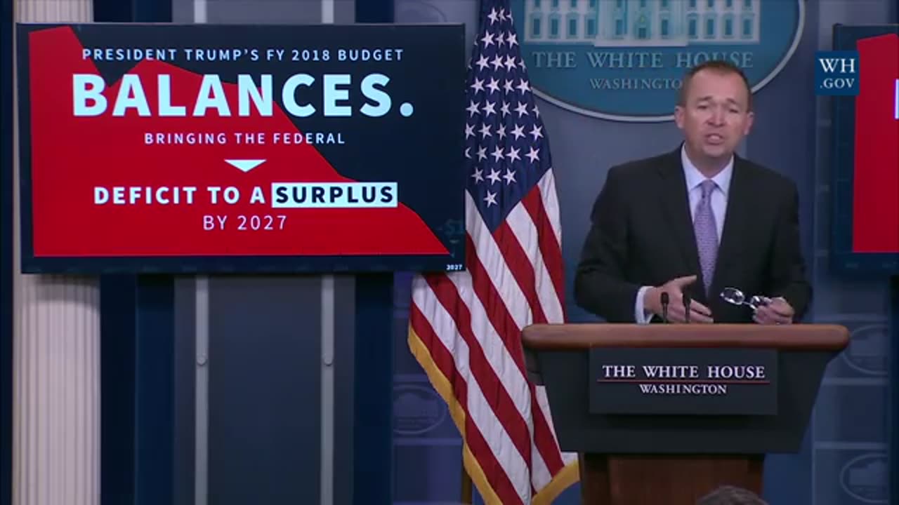 Archived ✅ | Trump Briefing with Office of Management and Budget Director Mick Mulvaney