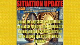 SITUATION UPDATE 2/22/25 - FT Knox Gold Audit, Epstein List, Covid Jab Investigations & Ban & More