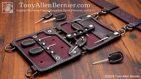 Make a Leather Thieves tool Kit Lock Pick Case with DIY Patterns. Larp, Cosplay & Ren Fair patterns.