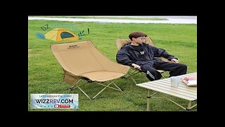 DZ Folding Outdoor High Backrest Large Load Moon Chair Camping Barbecue Outdoor Review