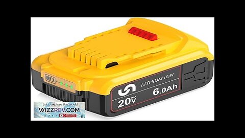 20V 6.0A Replacement for Dewalt 20V Max Battery DCB203 DCB206 DCB205 DCB204 Review