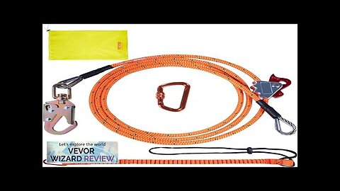 VEVOR Steel Core flipline 1/2" x 8' Arborist Flipline Flip Line Review