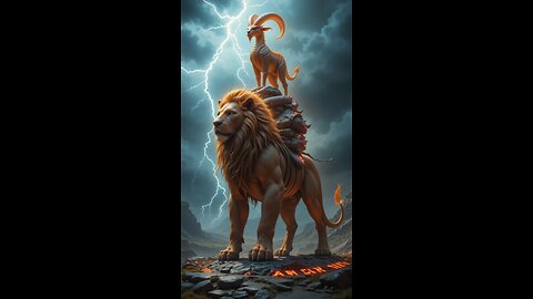 "Triad Titan: The Lion, Sheep, and Snake Hybrid Fusion"