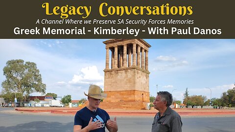 The Greek Monument - Kimberley - with Paul Danos and Marius Nagel