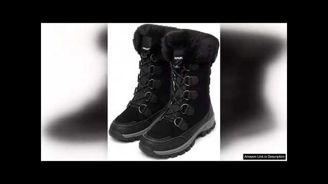 DREAM PAIRS Women's Waterproof Winter Snow Boots Warm Comfortable Faux Fur Insulated Review