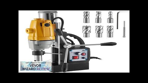 VEVOR Mag Drill 550RPM No-load Speed Electromagnetic Drill Press 2.16" Depth 1.57" Review