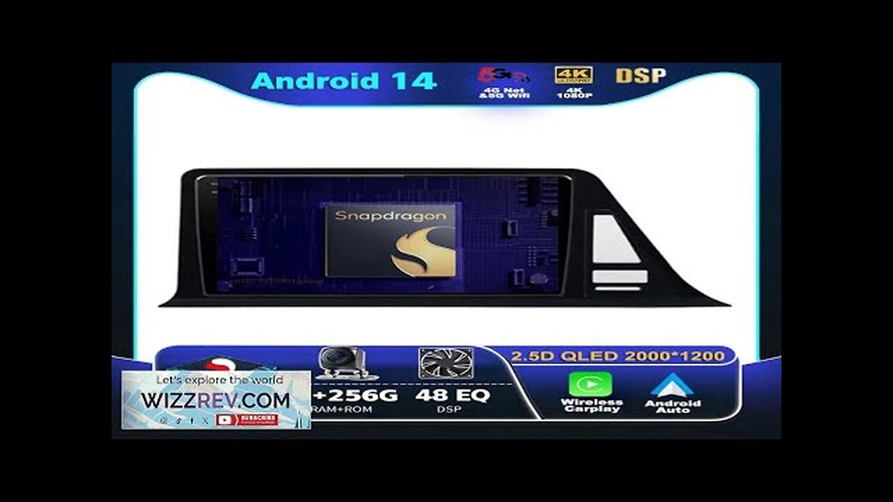 Android 14 Carplay Car Radio For Toyota C-HR CHR 2016 2017 2018 Review