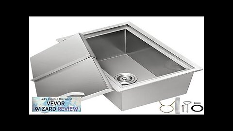 VEVOR Drop in Ice Chest 18L x 12W x 14.5H Inch Stainless Review