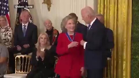 What do you notice about the people Joe Biden gave The Presidential Medal of Freedom to?