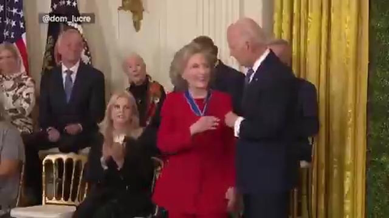 What do you notice about the people Joe Biden gave The Presidential Medal of Freedom to?