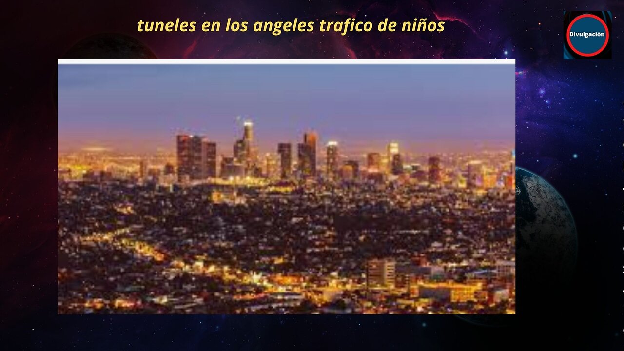 tuneles en los angeles trafico de niños