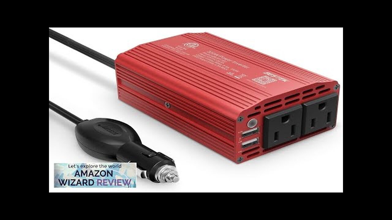 BESTEK 300W Power Inverter DC 12V to 110V AC Car Inverter Review