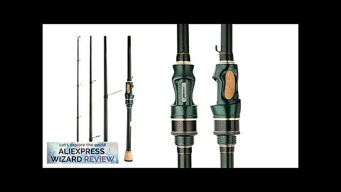 CEMREO Spinning Casting Carbon Fishing Rod 4-5 Sections 1.8m/2.1m/2.4m Portable Travel Rod Review