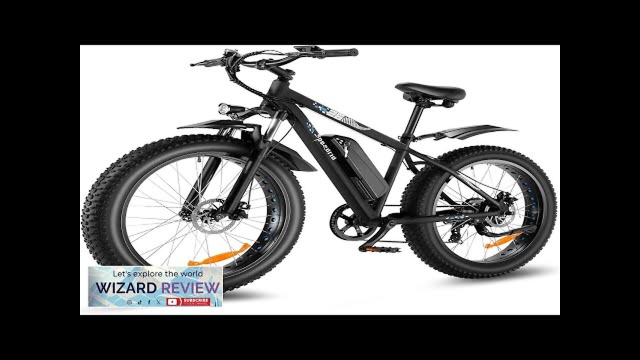 Speedrid Electric Bike 26" Fat Tire Electric Bike for Adult 25mph Peak Review