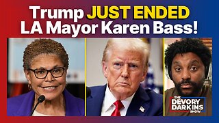 Trump JUST ENDED Mayor Karen Bass During HEATED Meeting