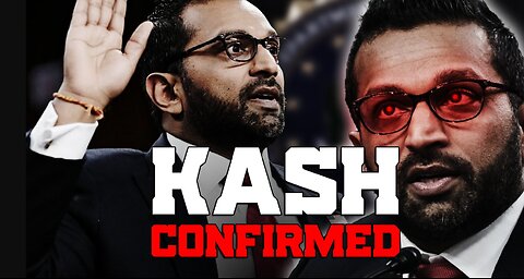 KASH CONFIRMED.. SWORN IN TODAY AS FBI DIRECTOR