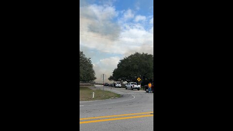 Controlled burn at Brazos Bend State Park