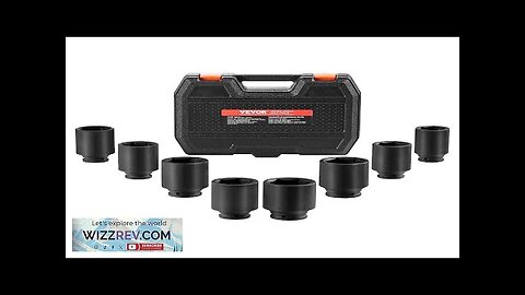 VEVOR Axle Nut Impact Socket Set 3/4" Deep Drive 6-Point 8PCS SAE Review