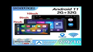 7"/9"/10" Android 11 Car Radio Androidauto Carplay 2Din GPS Car Audio Automotive Review