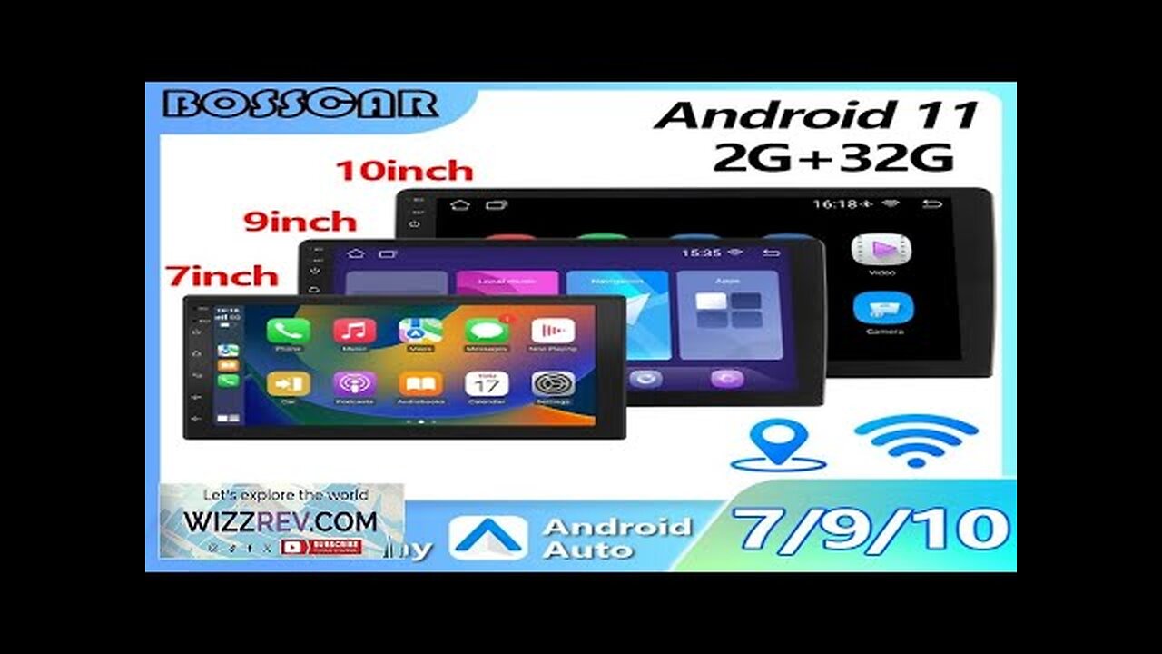 7"/9"/10" Android 11 Car Radio Androidauto Carplay 2Din GPS Car Audio Automotive Review