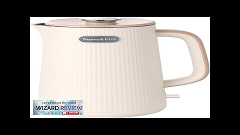 Nueve&Five 1.7L Electric KettleDouble Wall Electric Tea KettleAuto Shut Off1200W Hot Review