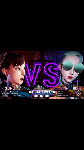 Kuya Kalbo SF6 Casual Match Roundup. Chun Li 4 star Diamond Rank [Hori Fight Stick]
