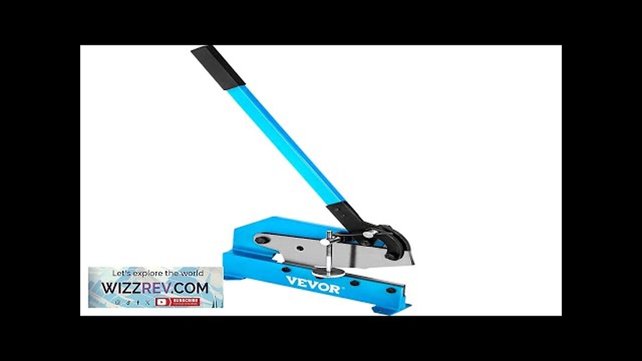 VEVOR Hand Plate Shear 12" Manual Metal Cutter Cutting Thickness1/4 Inch Max Review