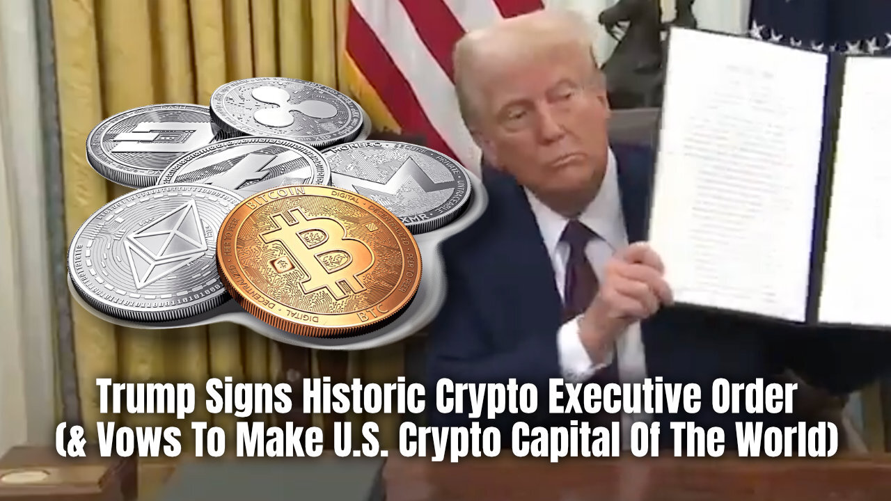 Trump Signs Historic Crypto Executive Order (& Vows To Make U.S. Crypto Capital Of The World)