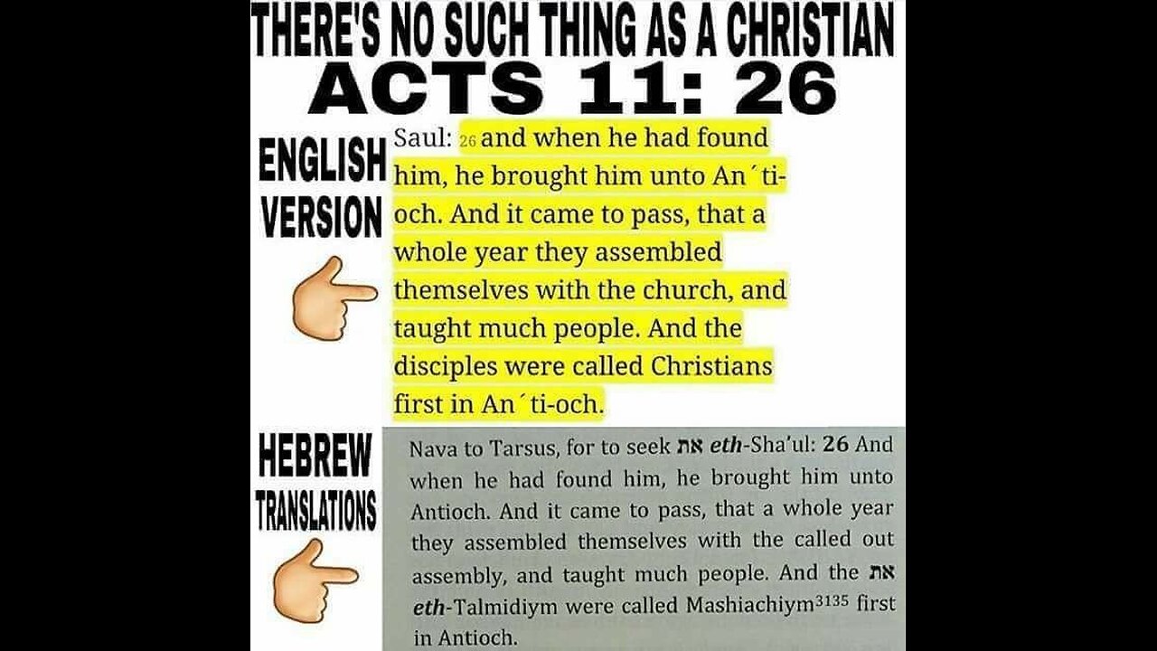 No Such Thing as Christian