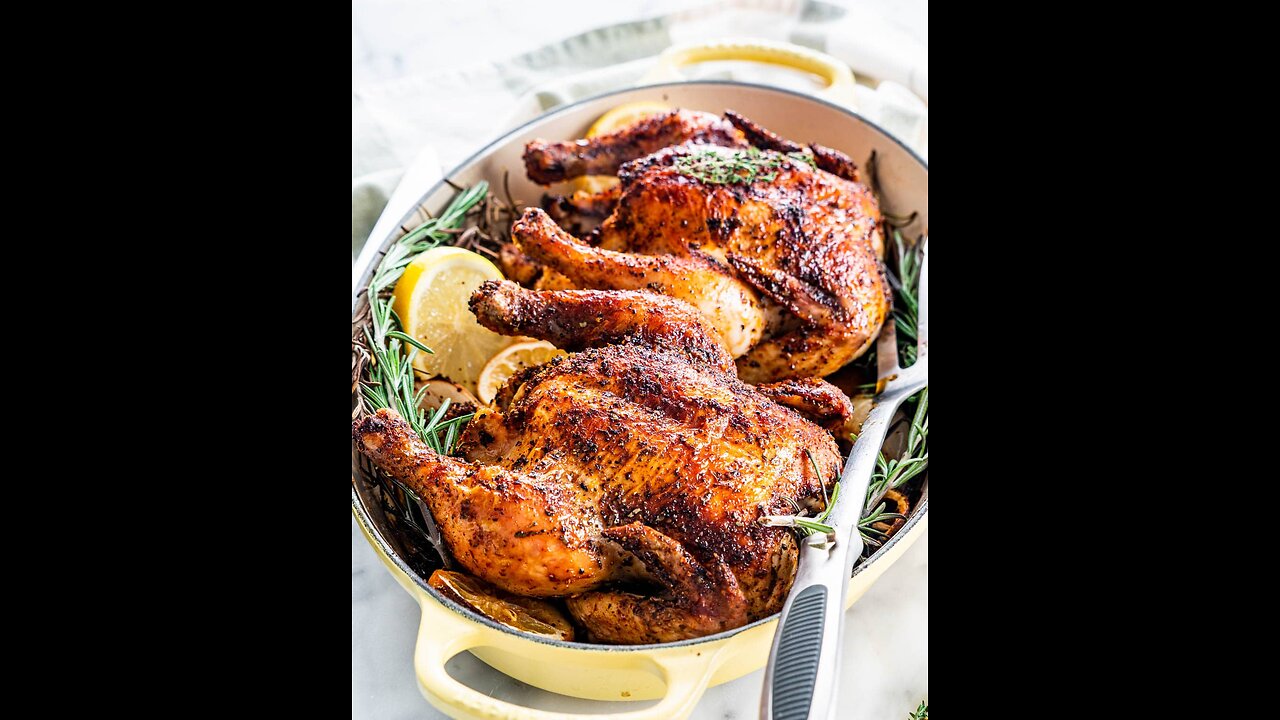 Holiday Creole Cornish Hens Recipe.