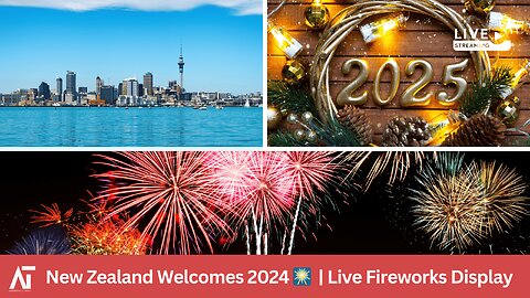 Auckland Welcomes 2025 with Sky Tower Fireworks | Amaravati Today