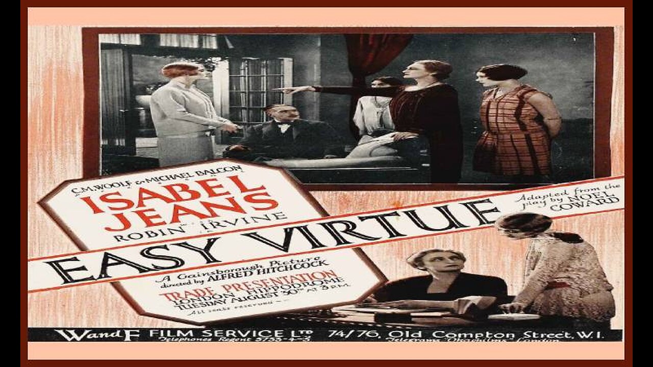 Easy Virtue (Silent Film with Music) 1928