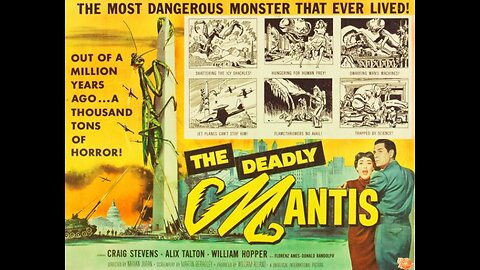 Deadly Mantis 1957 colorized