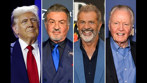 BOOM!!! Donald Trump wypowiada WOJNĘ Hollywood! Mel Gibson, Jon Voight i Sylvester Stallone ...