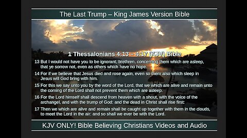 The Last Trump – King James Version Bible