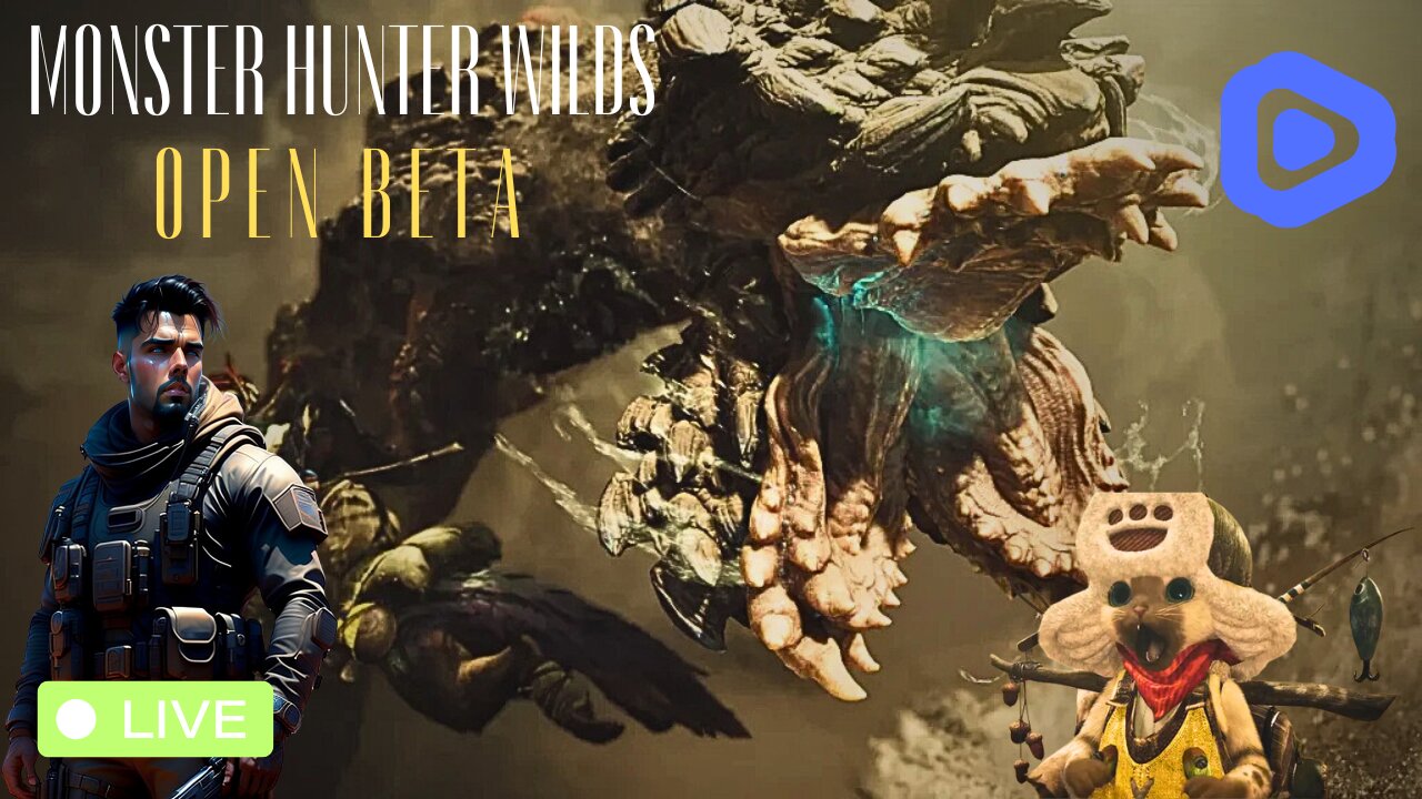 🔴 LIVE - MONSTER HUNTER WILDS BETA LAST DAY | GRINDING TO 100 FOLLOWS